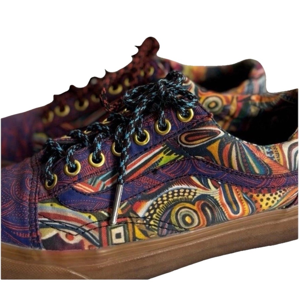 Vans Old Skool Zio Ziegler OTW Gallery Sneakers M6.5 W8 Multicolor Gum Skater - Picture 2 of 8